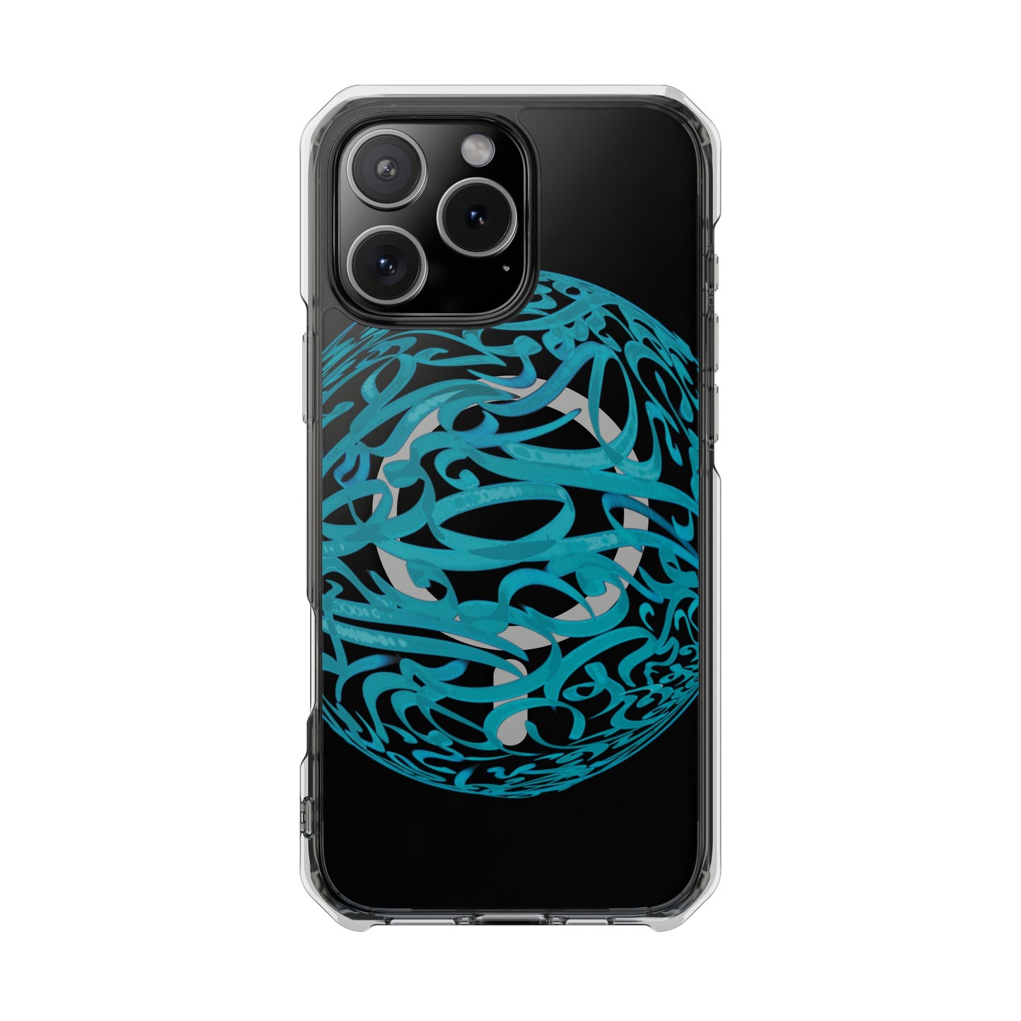 Copy of Copy of Phone Case - Pink Ribbon Persian Calligraphy Design - Magnetic Case