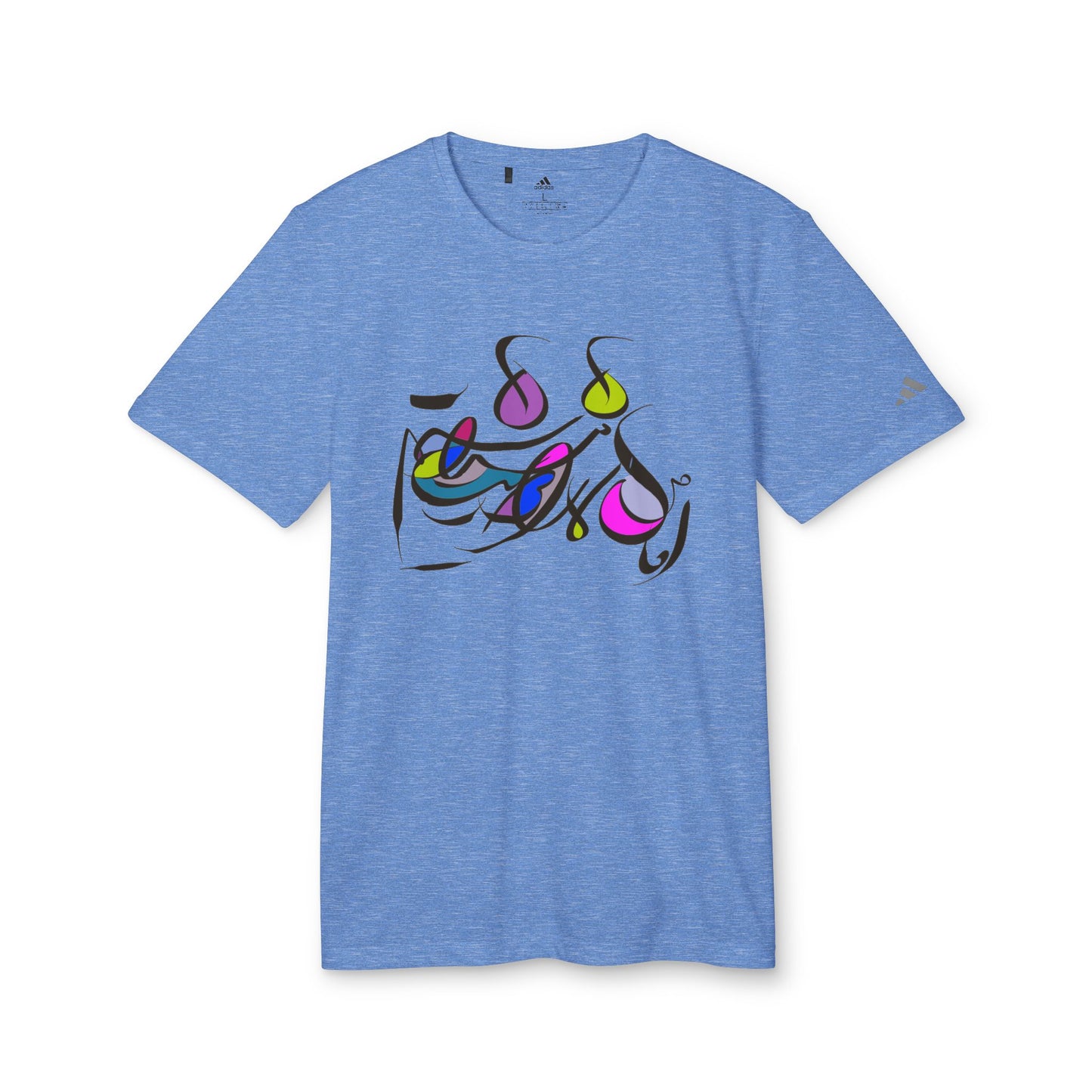 Adidas Unisex Sport T-Shirt with Artwork - Chic & Casual Sportswear modern calligraphy design
