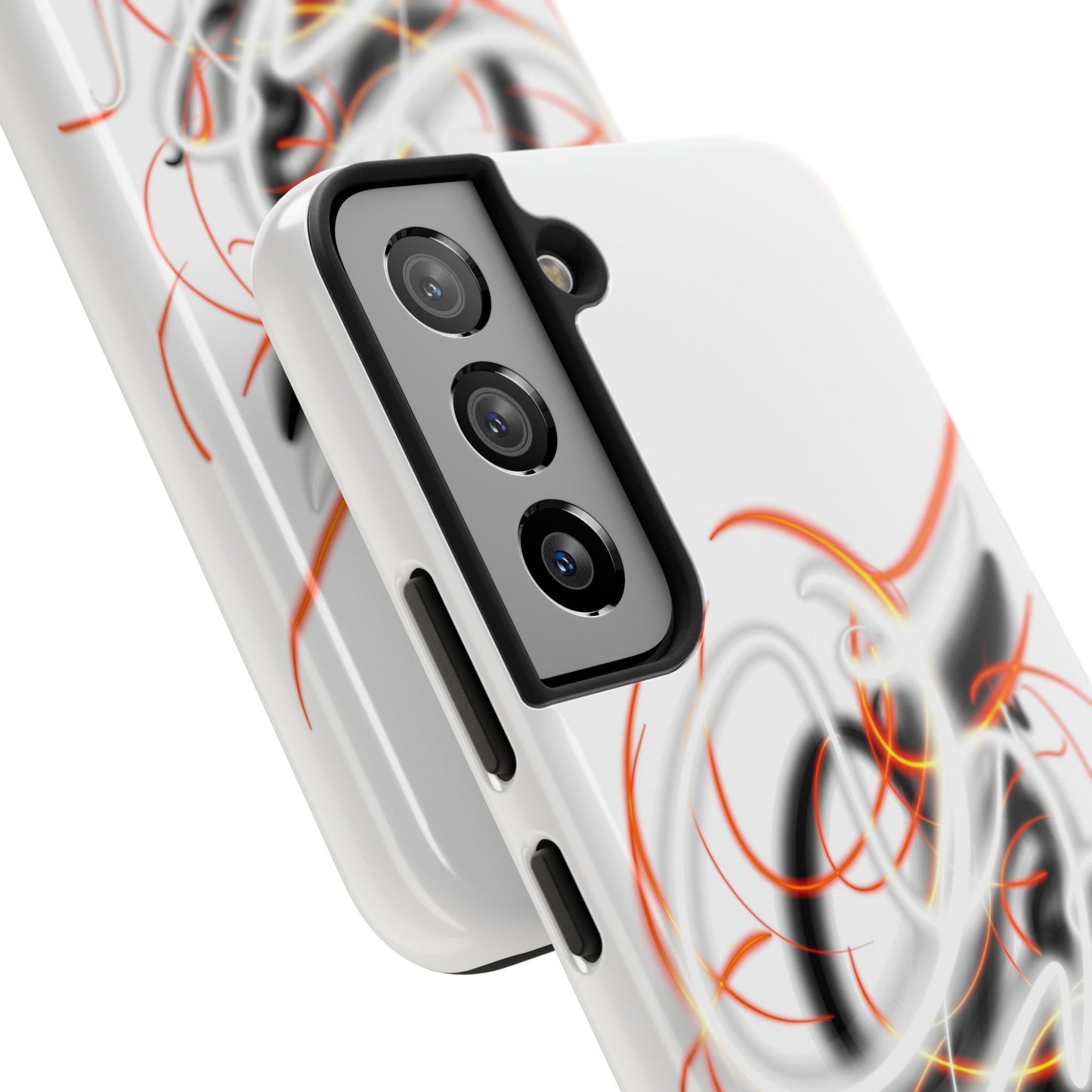 Phone Case Electric Persian Calligraphy Design in Grey