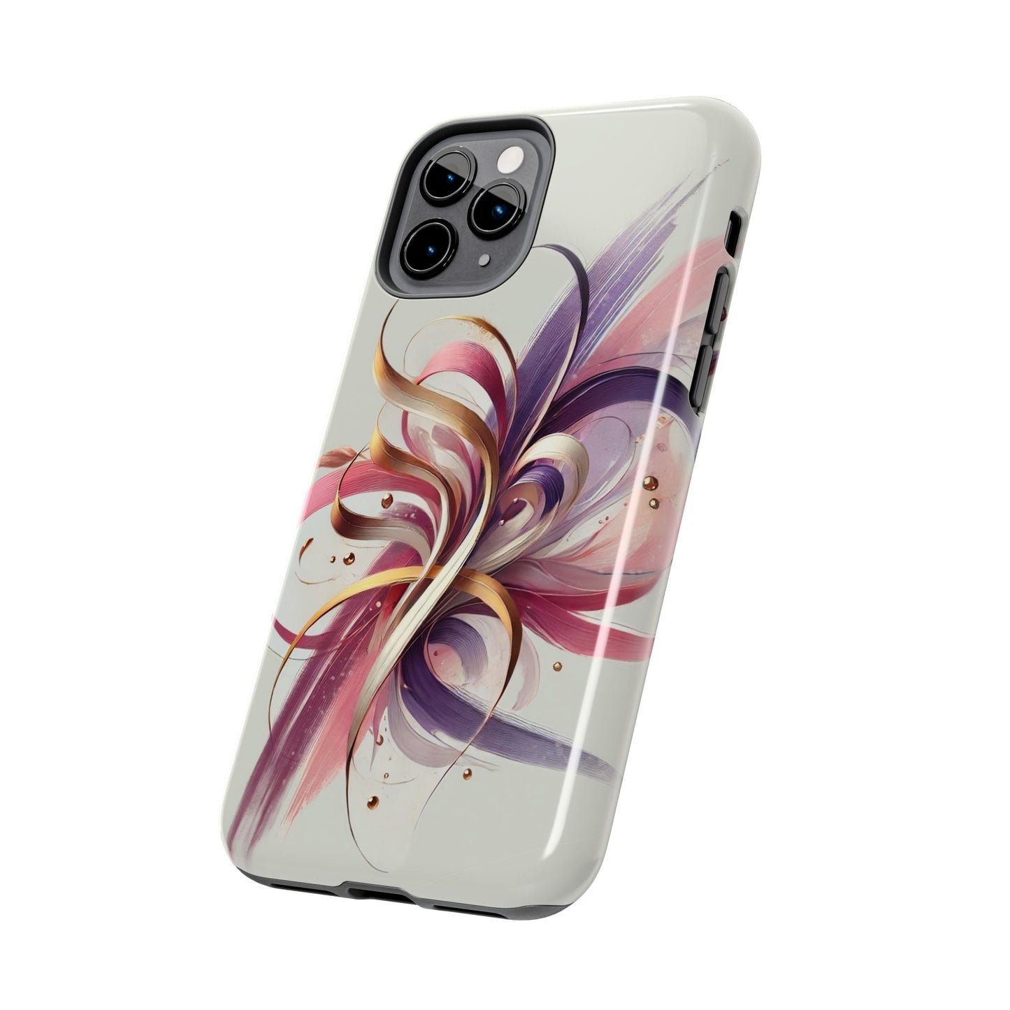 Phone Cases - Colorful Calligraphy Flower Chic Stylish Design