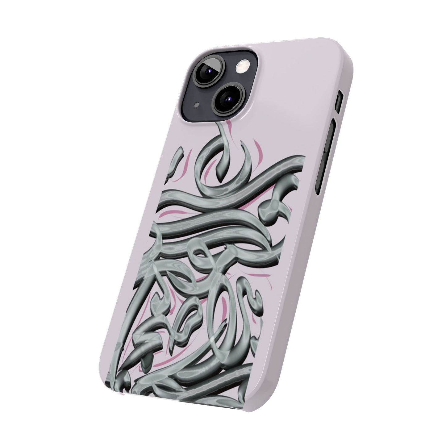 Modern Art  Slim Phone Case -LOVE,