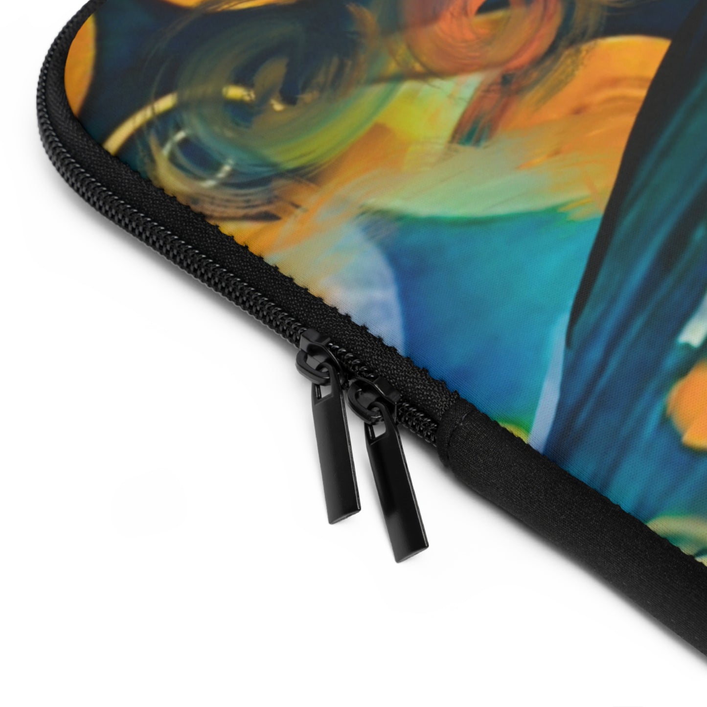 Laptop Sleeve - Ethereal Swirls Modern Digital Art Design...