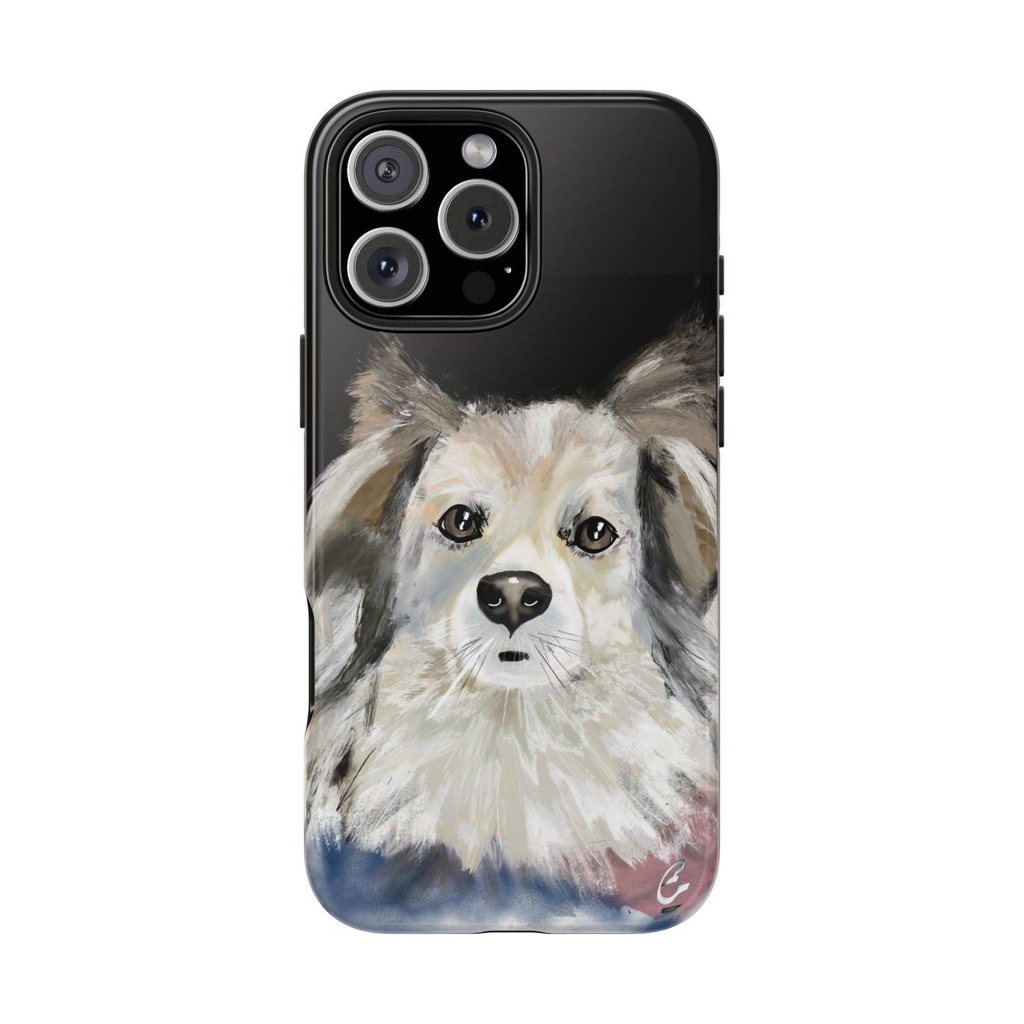 Dog Watercolor Tough Phone Case