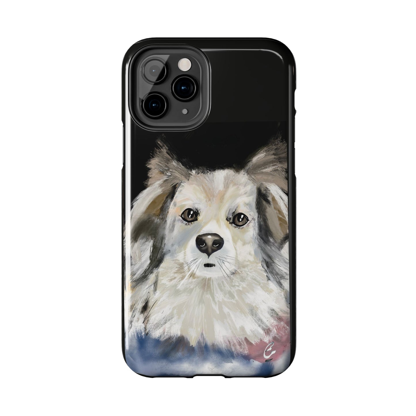 Dog Watercolor Tough Phone Case