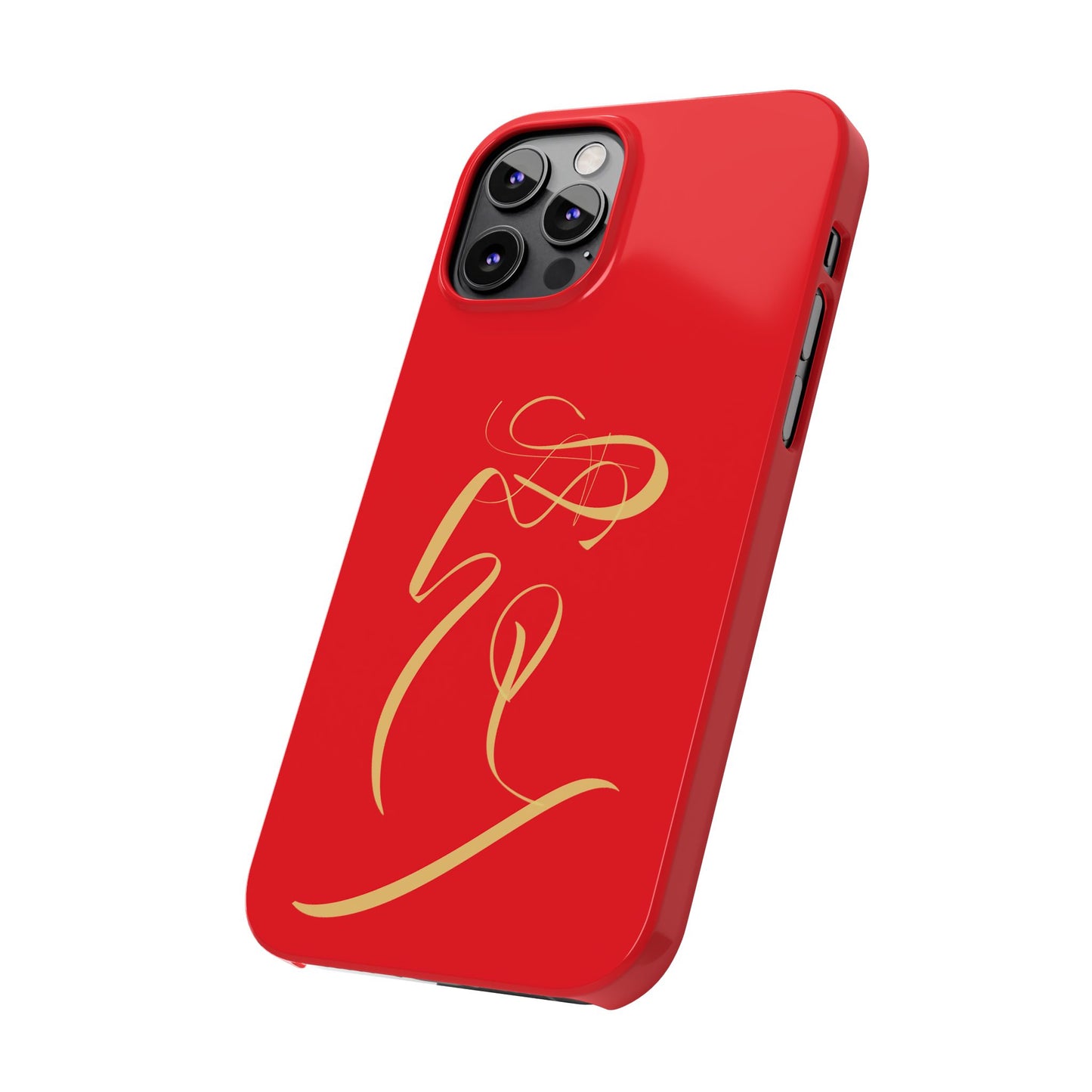 Modern Calligraphy Slim Phone Case -LOVE