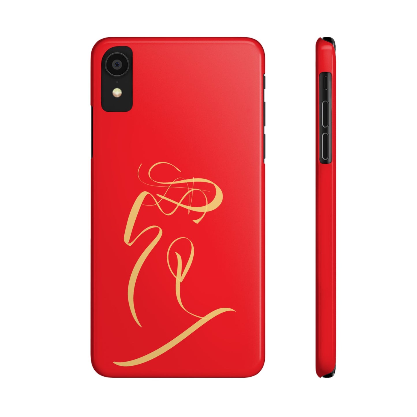 Modern Calligraphy Slim Phone Case -LOVE