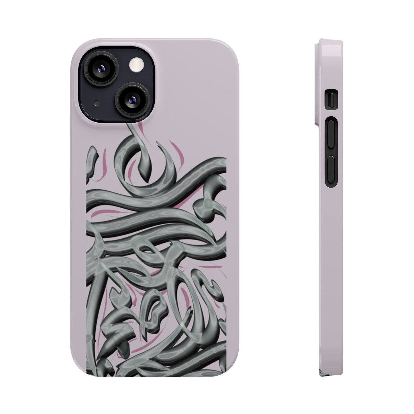 Modern Art  Slim Phone Case -LOVE,