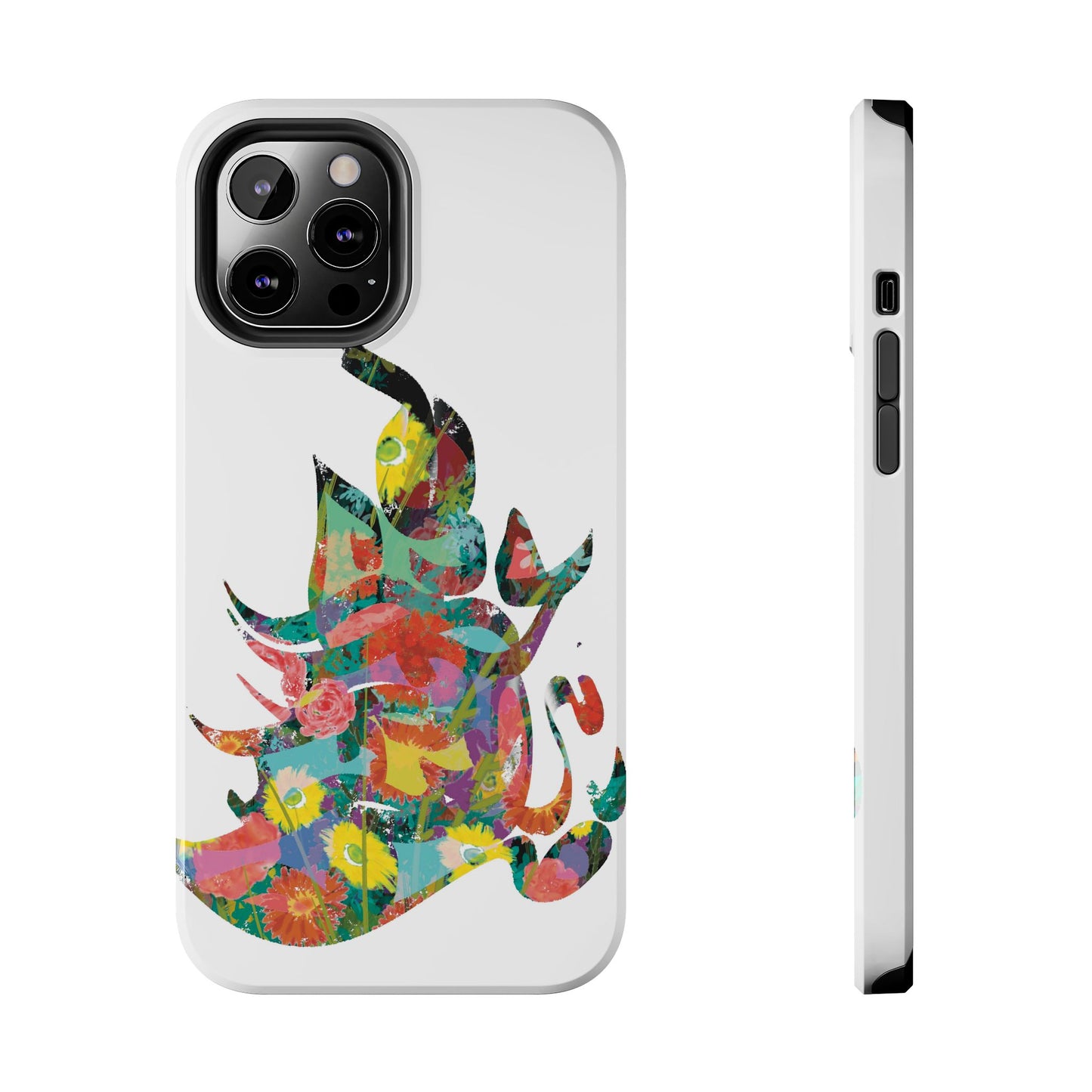 Phone Case - Flower Persian Calligraphy Design, Unique, Limited Edition