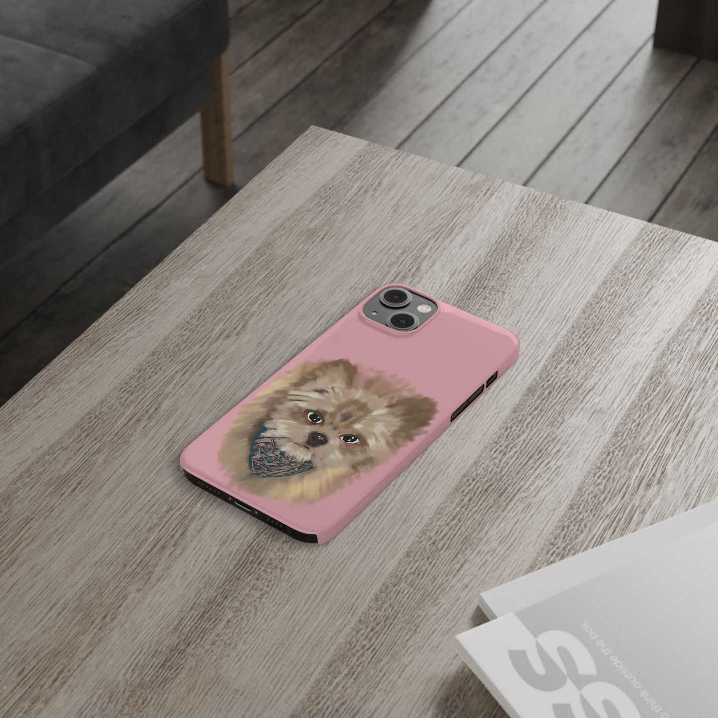 Copy of Copy of Copy of Copy of ' Modern Art  Slim Phone Case -LOVE I-