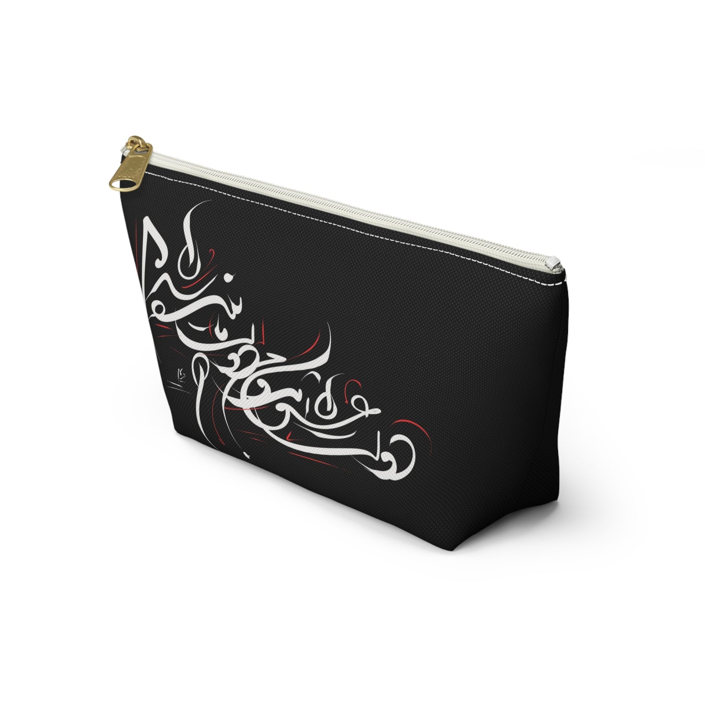 . Persian calligraphy Accessory Pouch w T-bottom