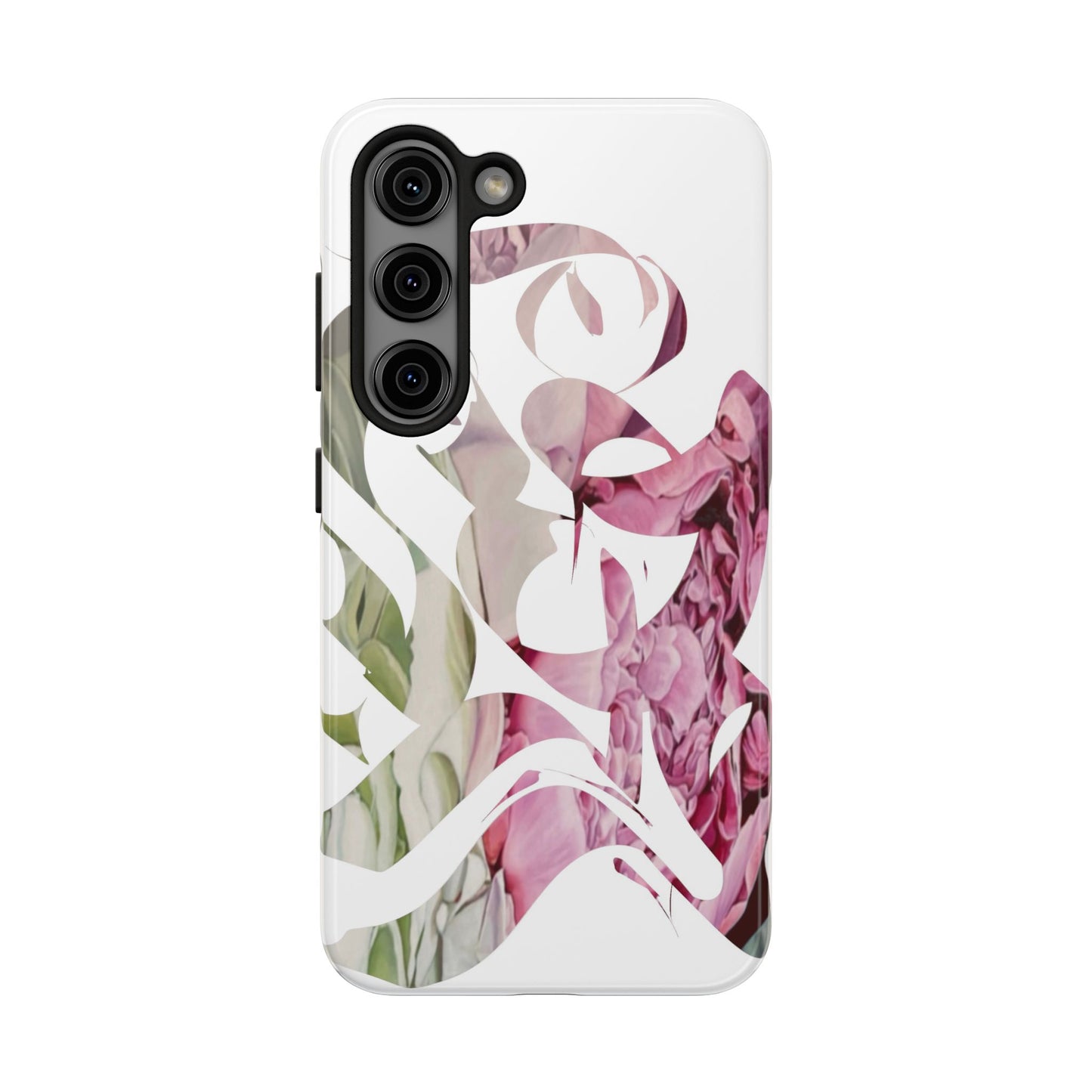 Phone Case - Garden Persian Calligraphy Design in Grey