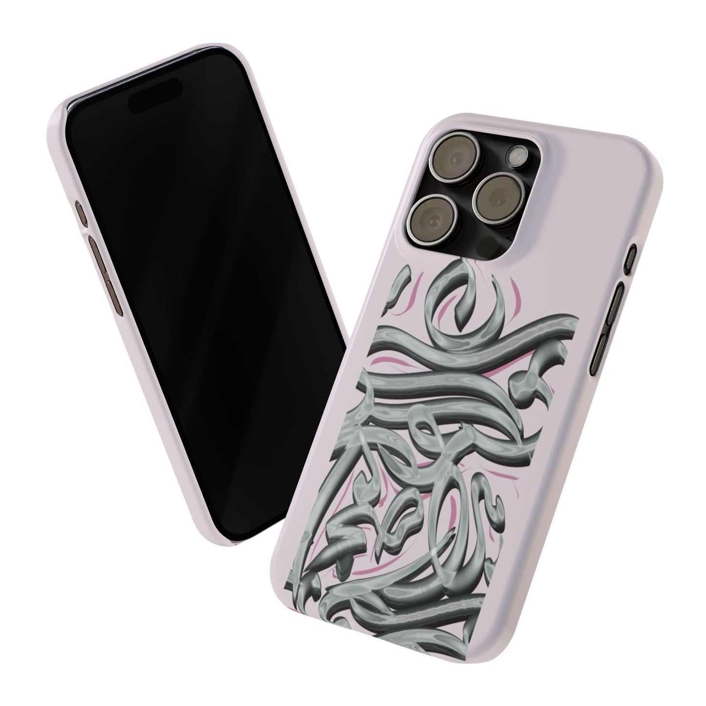 Modern Art  Slim Phone Case -LOVE,