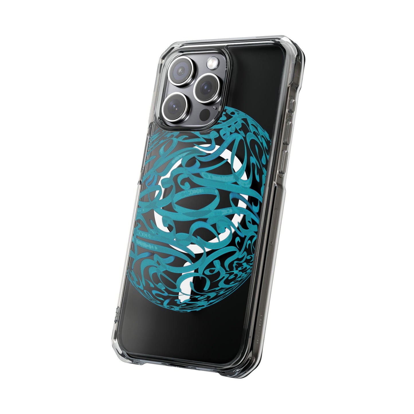 Copy of Copy of Phone Case - Pink Ribbon Persian Calligraphy Design - Magnetic Case
