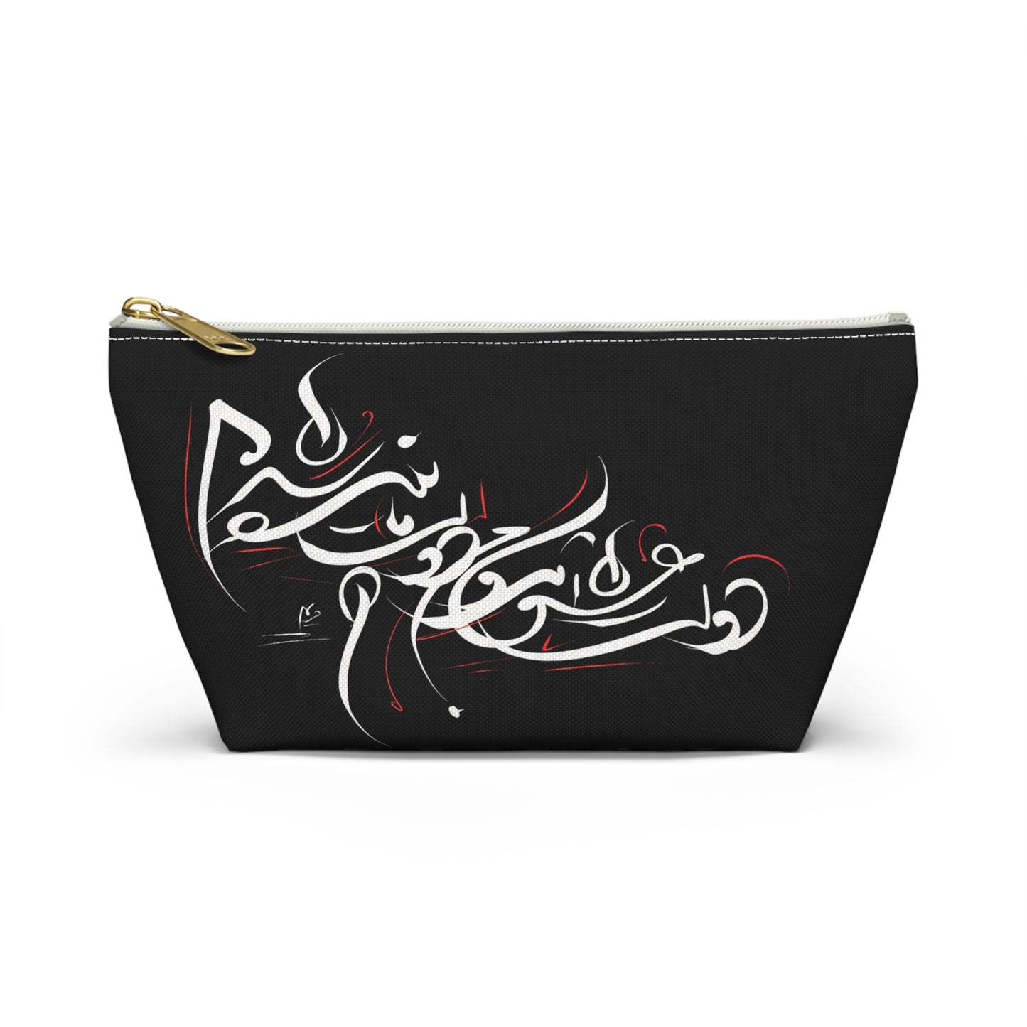 . Persian calligraphy Accessory Pouch w T-bottom