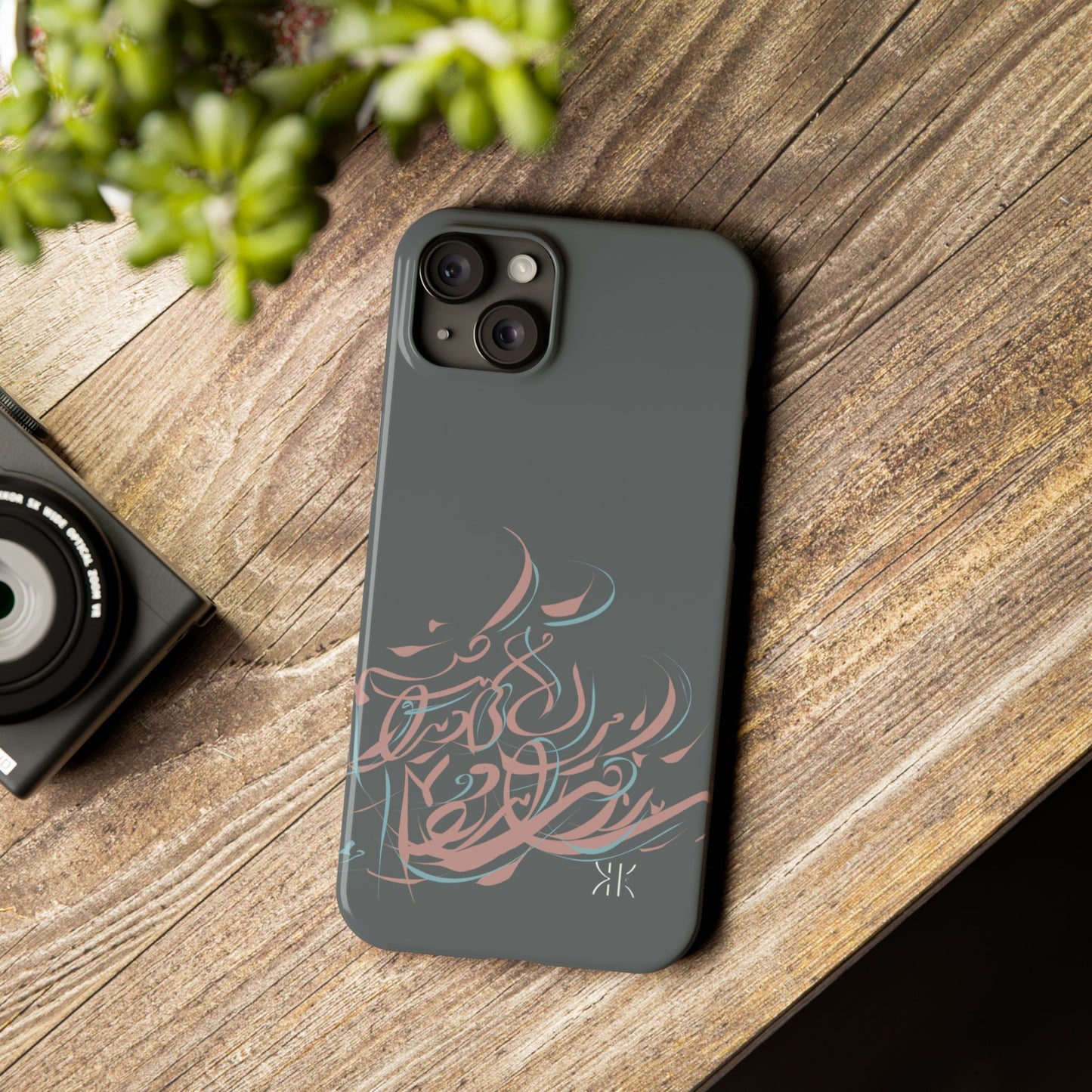 Modern Persian  Calligraphy Kalli K   Slim Phone Case