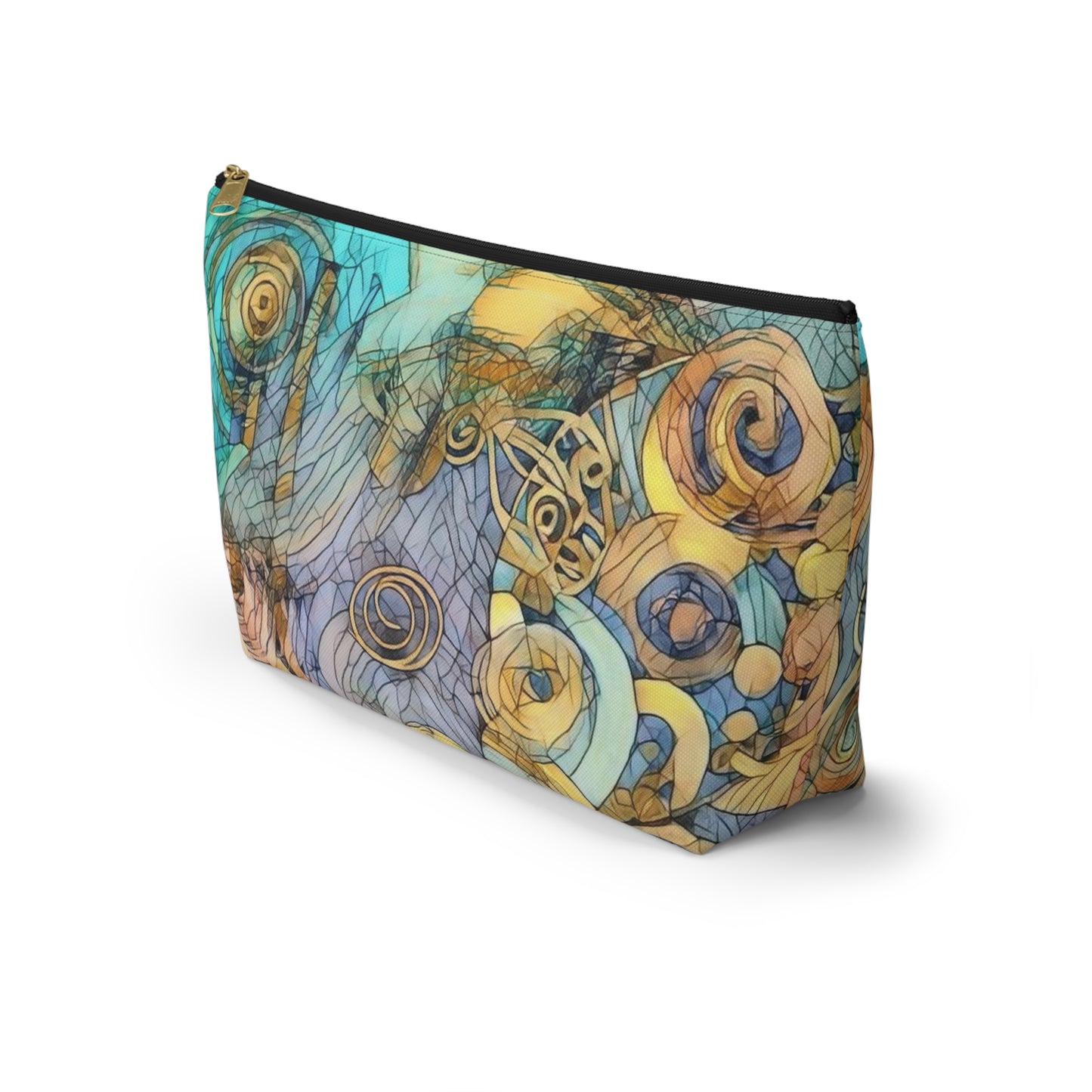 Ethereal Swirls Accessory Pouch w T-bottom