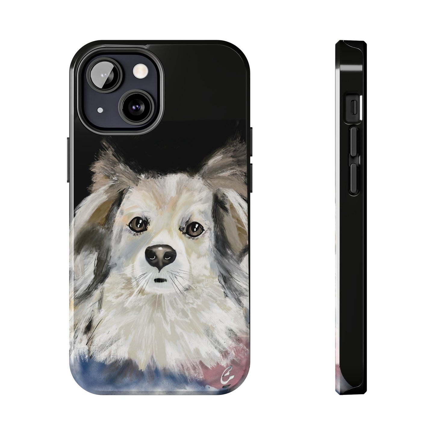 Dog Watercolor Tough Phone Case