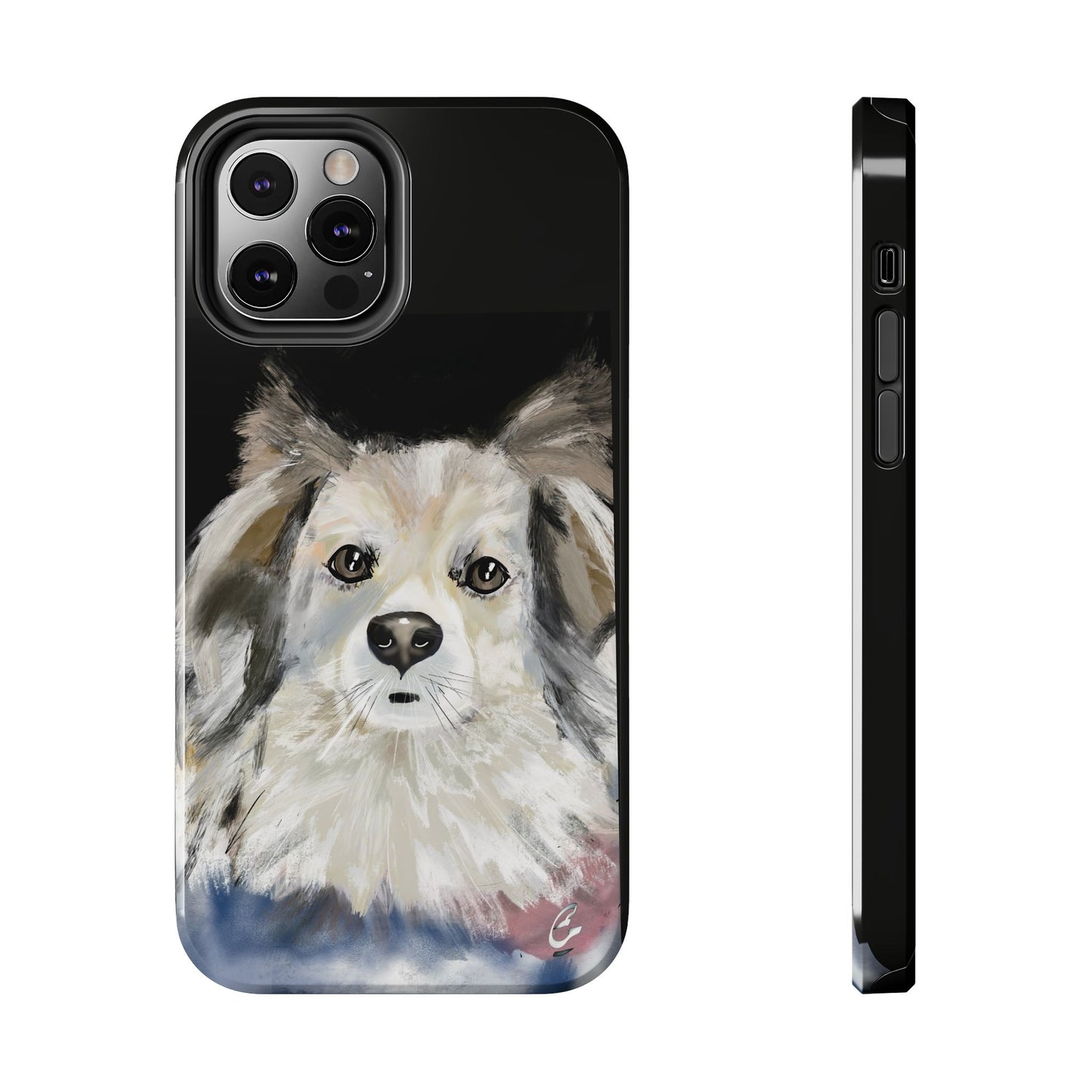 Dog Watercolor Tough Phone Case