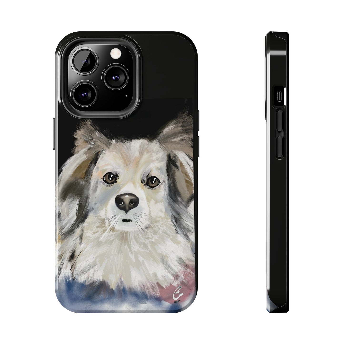 Dog Watercolor Tough Phone Case