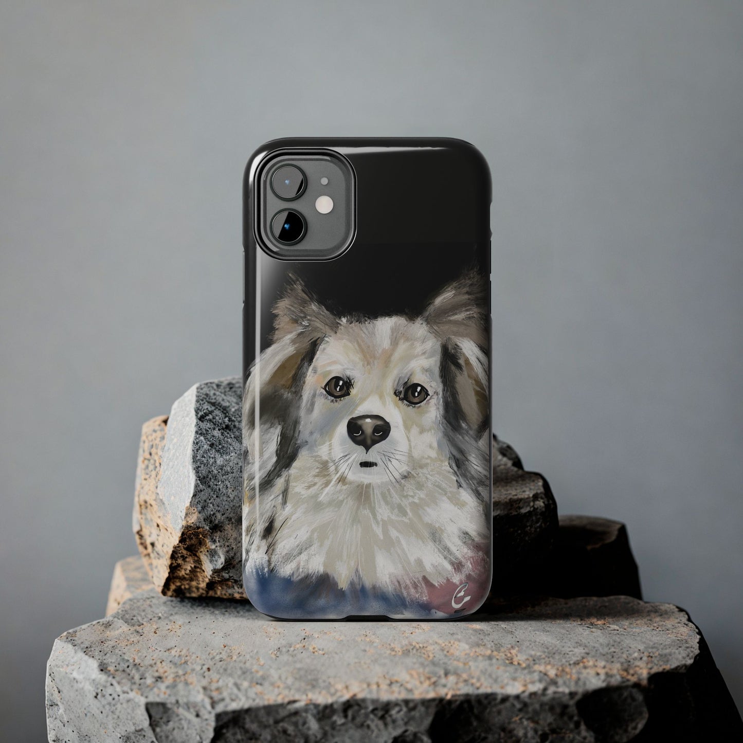 Dog Watercolor Tough Phone Case