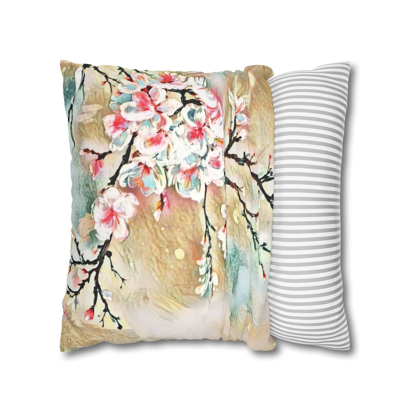 Spring Pillowcase - Modern Art Portrait Watercolour Design