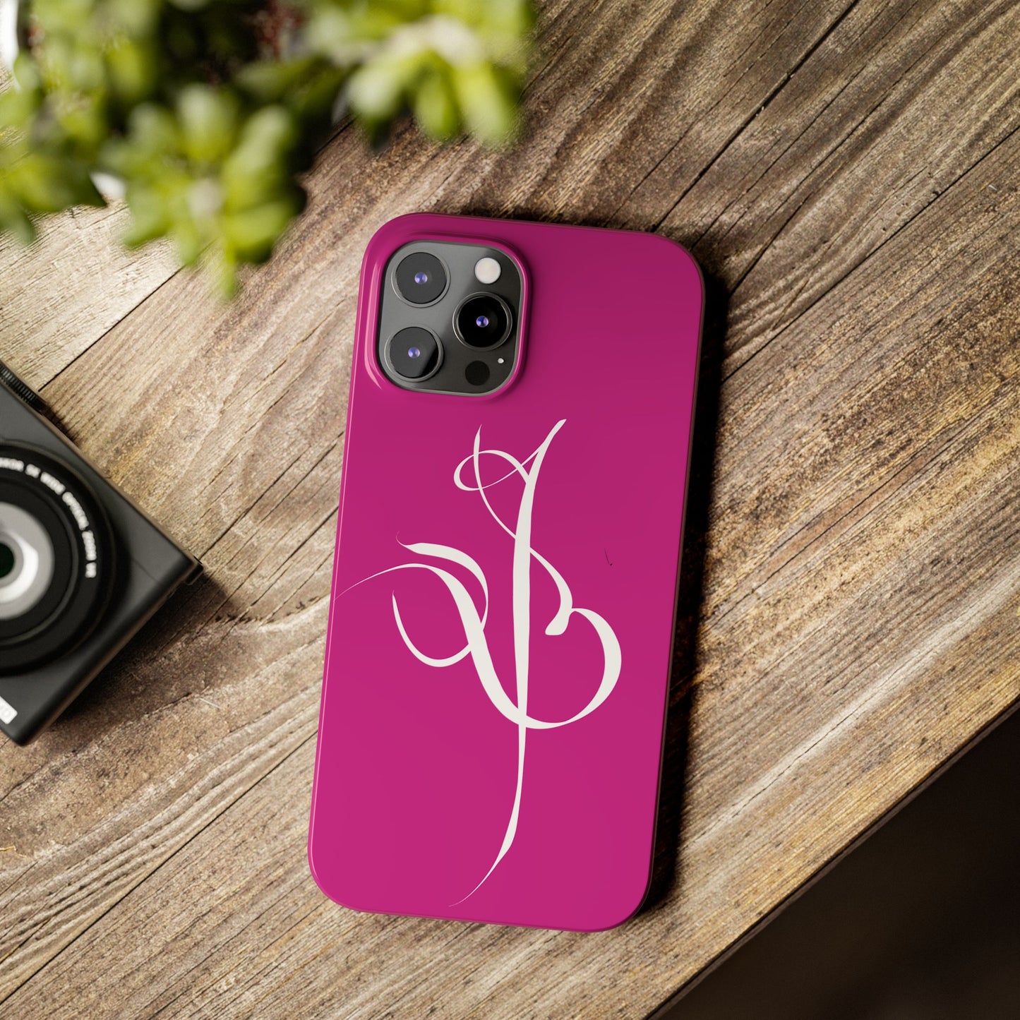 Modern Calligraphy Slim Phone Case -Eshgh (LOVE)