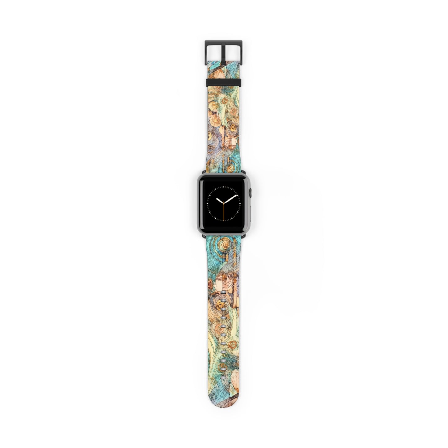 Artistic Floral Watch Band - Elegant Design for Everyday Wear