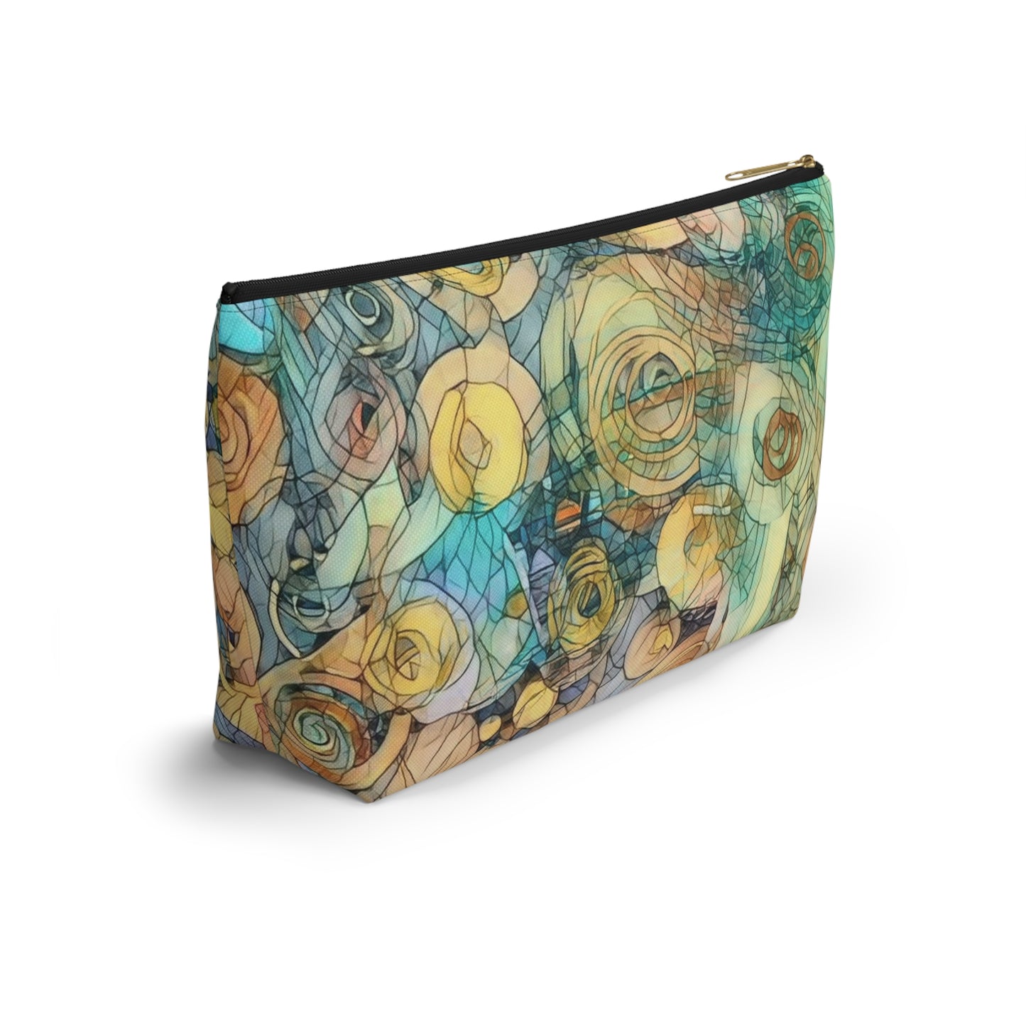 Ethereal Swirls Accessory Pouch w T-bottom