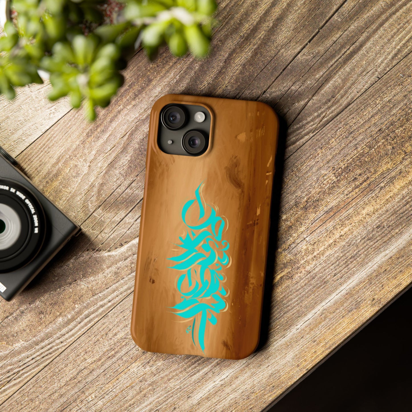 Modern Art  Slim Phone Case -LOVE