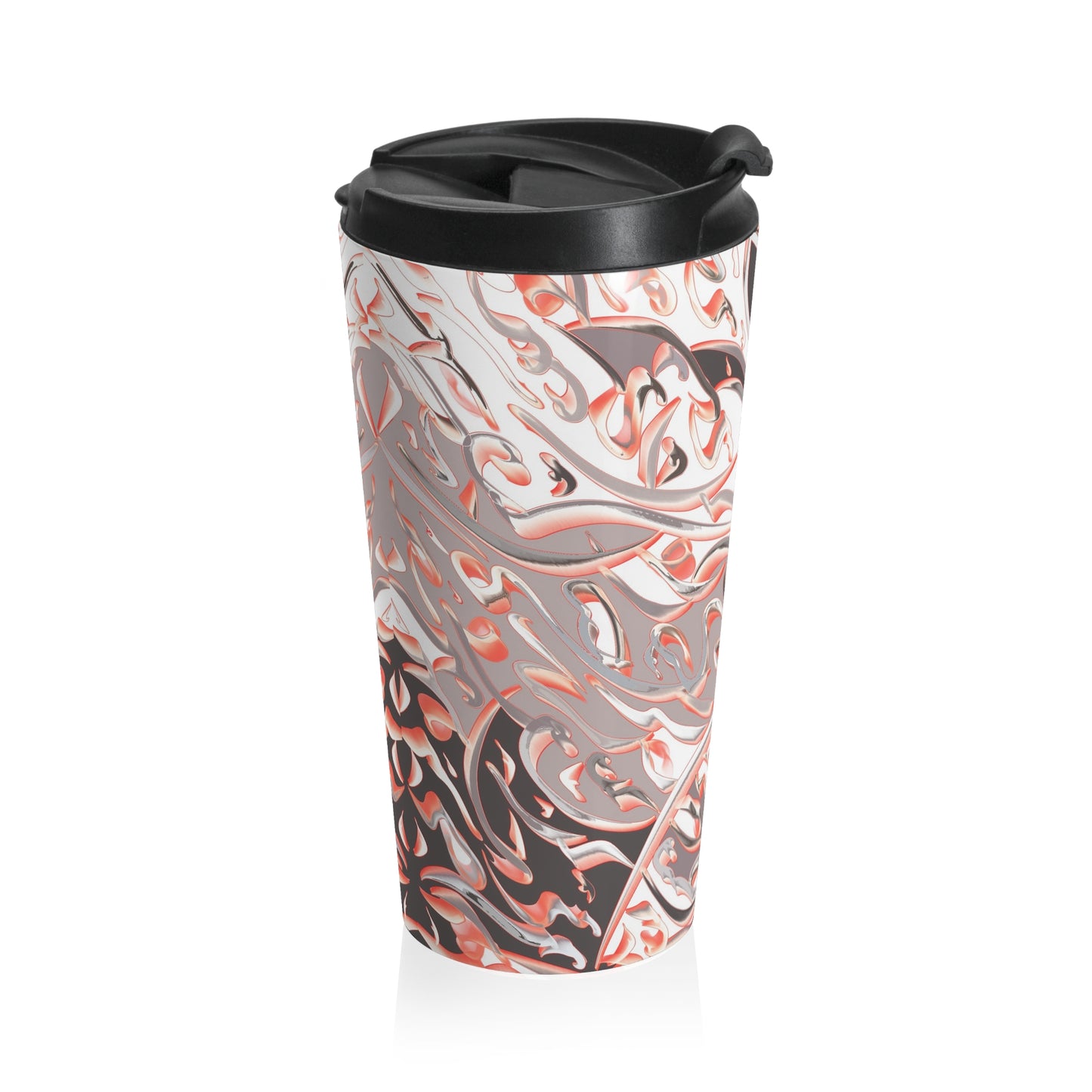 Calligraphy Stainless Steel Travel Mug