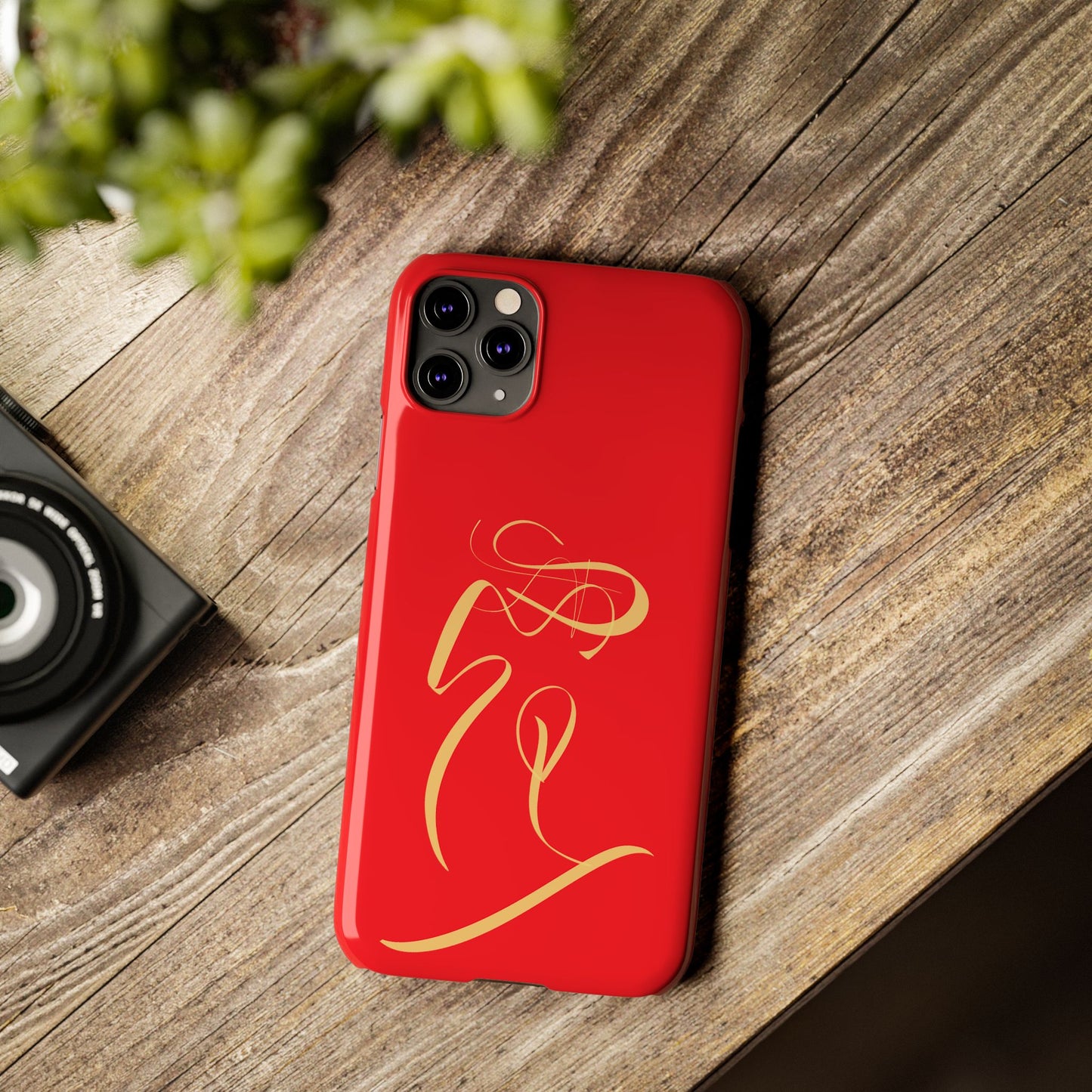 Modern Calligraphy Slim Phone Case -LOVE