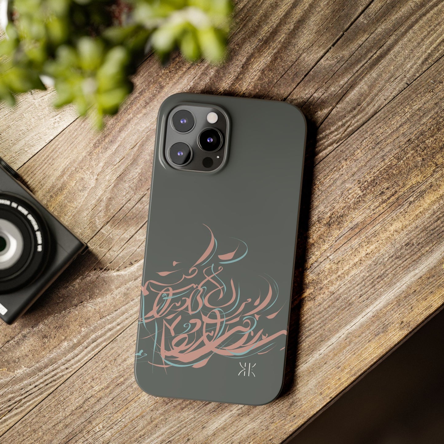 Modern Persian  Calligraphy Kalli K   Slim Phone Case