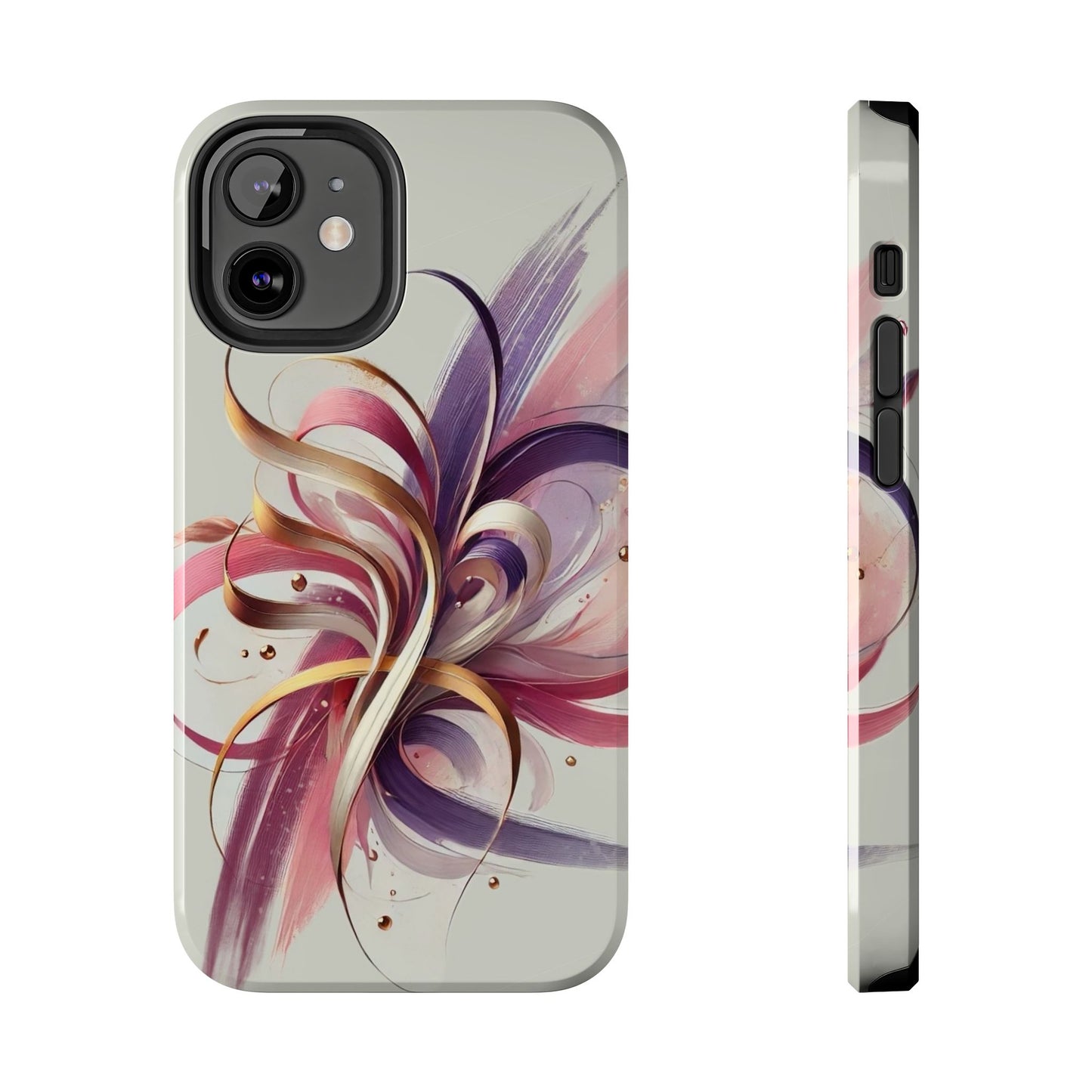 Phone Cases - Colorful Calligraphy Flower Chic Stylish Design