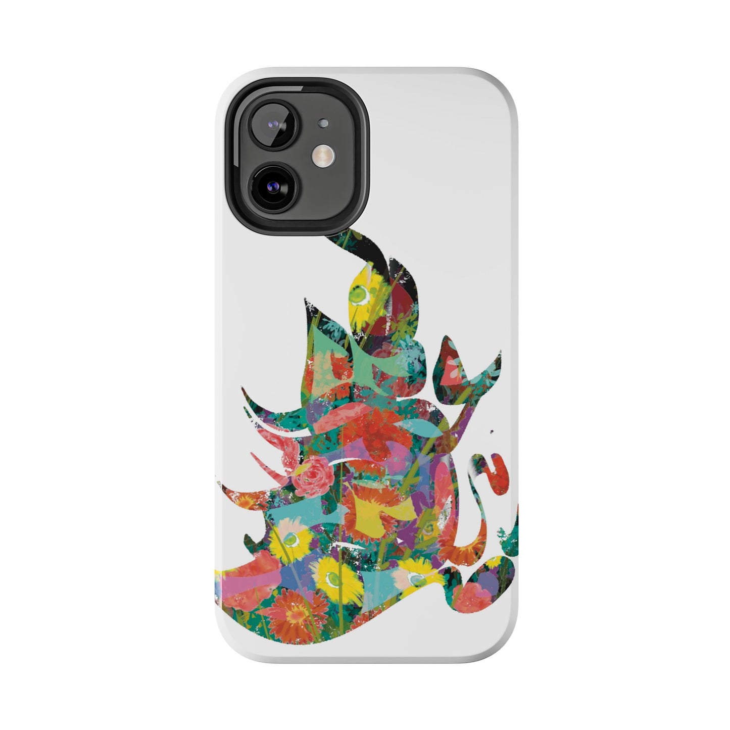 Phone Case - Flower Persian Calligraphy Design, Unique, Limited Edition