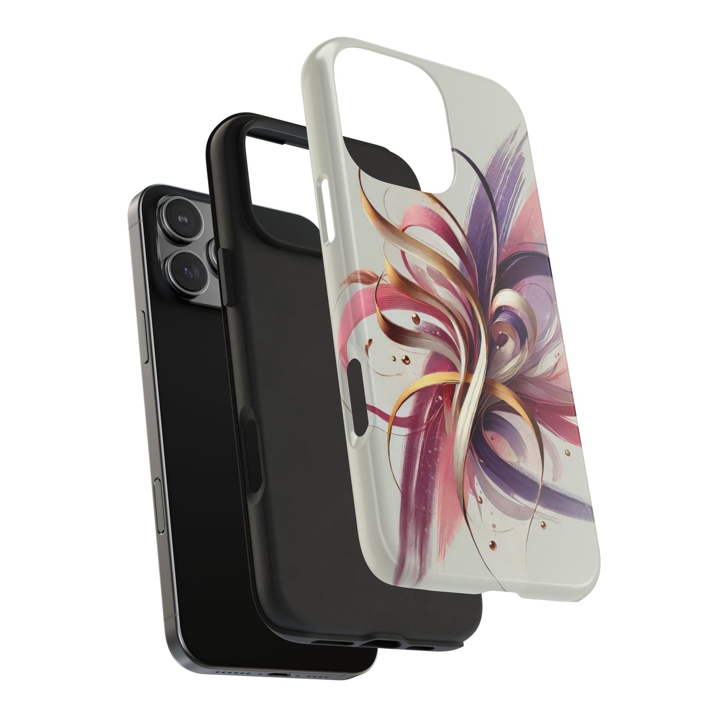 Phone Cases - Colorful Calligraphy Flower Chic Stylish Design