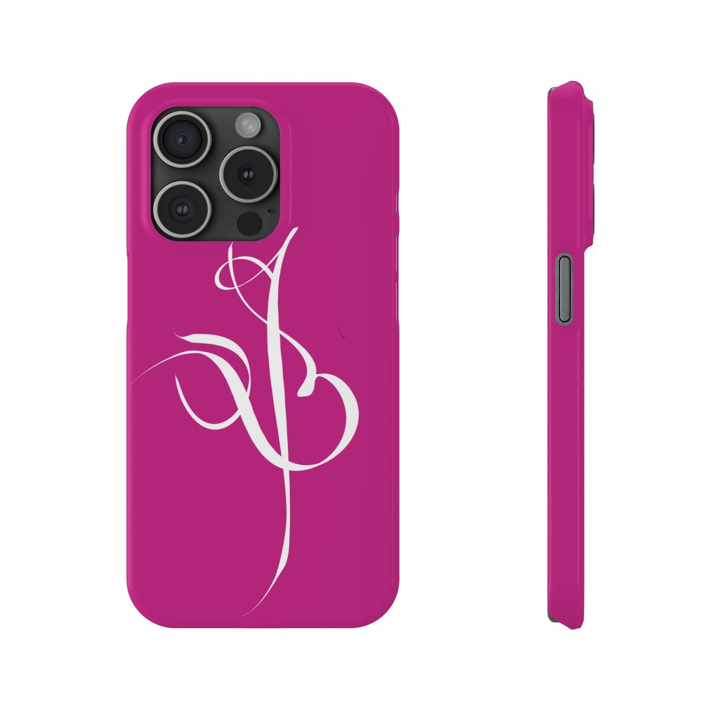 Modern Calligraphy Slim Phone Case -Eshgh (LOVE)