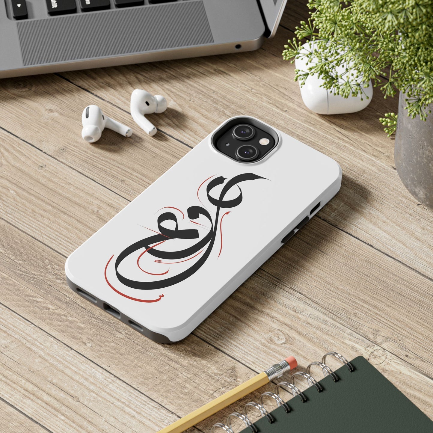 Phone Case - Handwritten Farsi Calligraphy 'Eshgh' Love Design