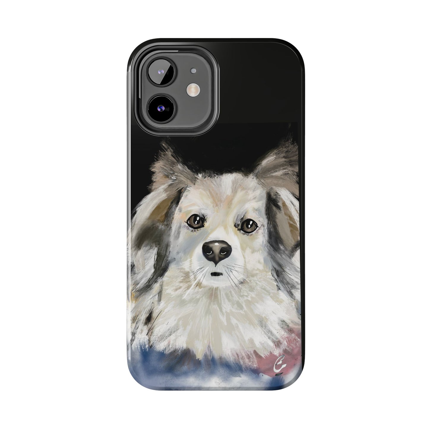 Dog Watercolor Tough Phone Case