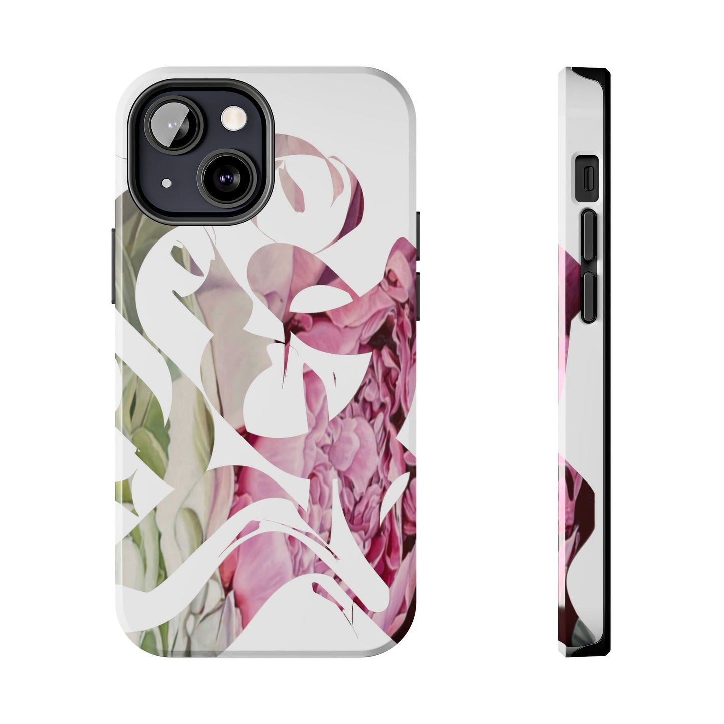 Phone Case - Garden Persian Calligraphy Design in Grey