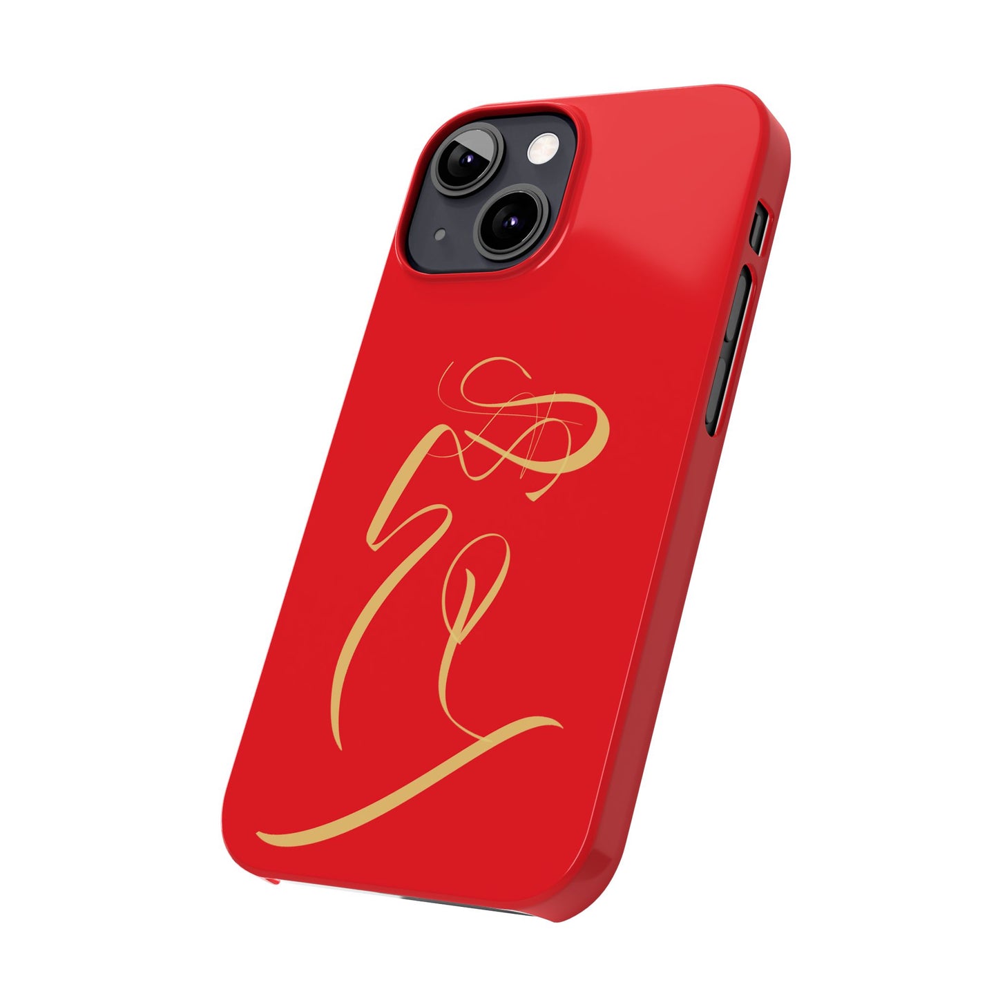 Modern Calligraphy Slim Phone Case -LOVE