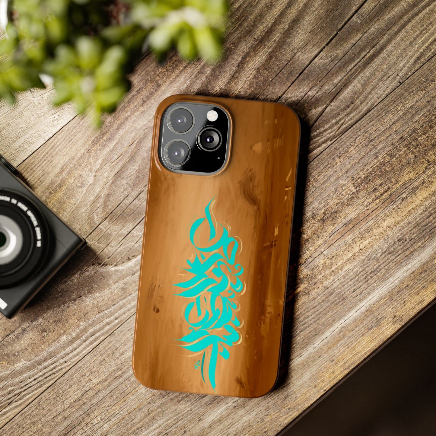 Modern Art  Slim Phone Case -LOVE