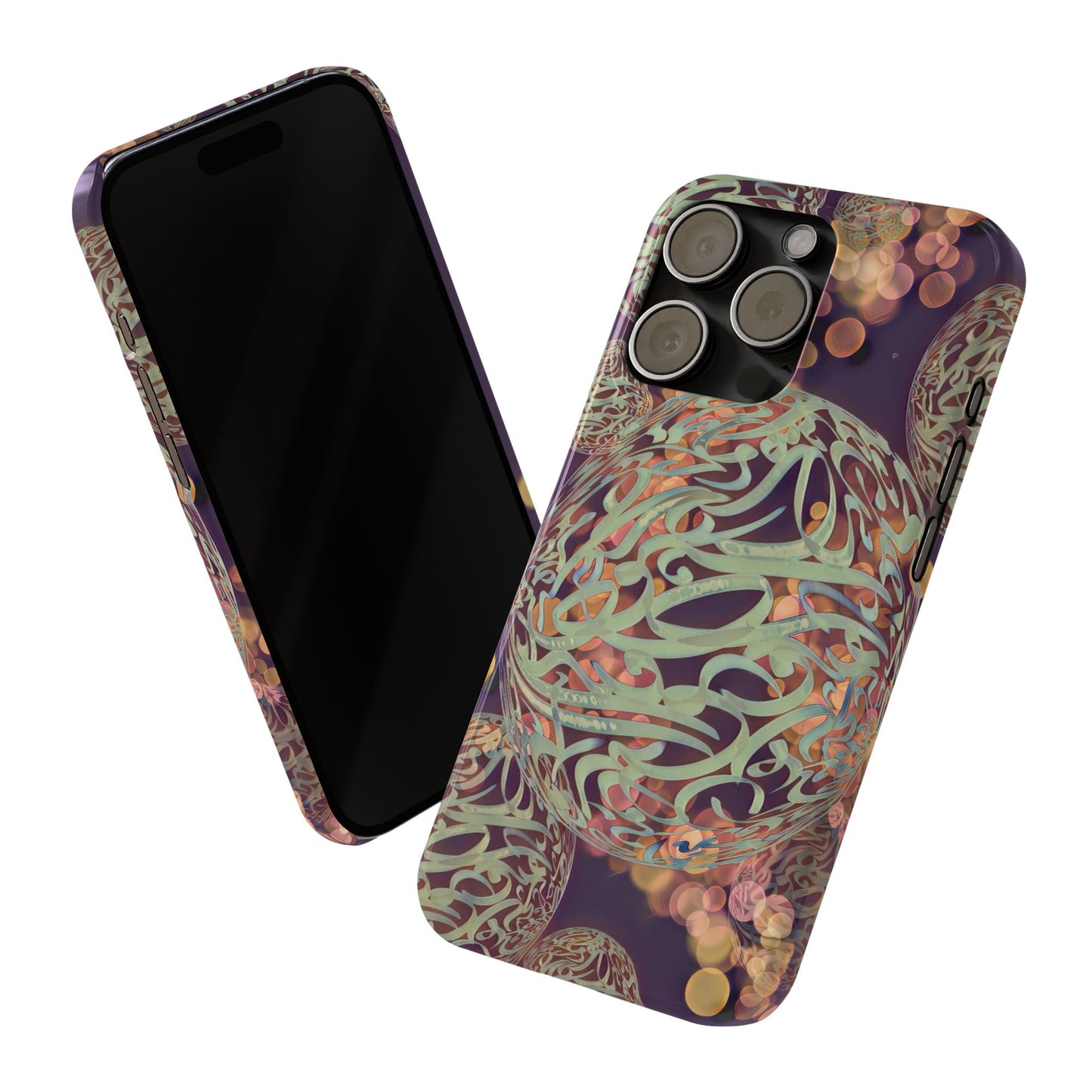 Copy of Copy of ' Modern Art  Slim Phone Case -LOVE I-
