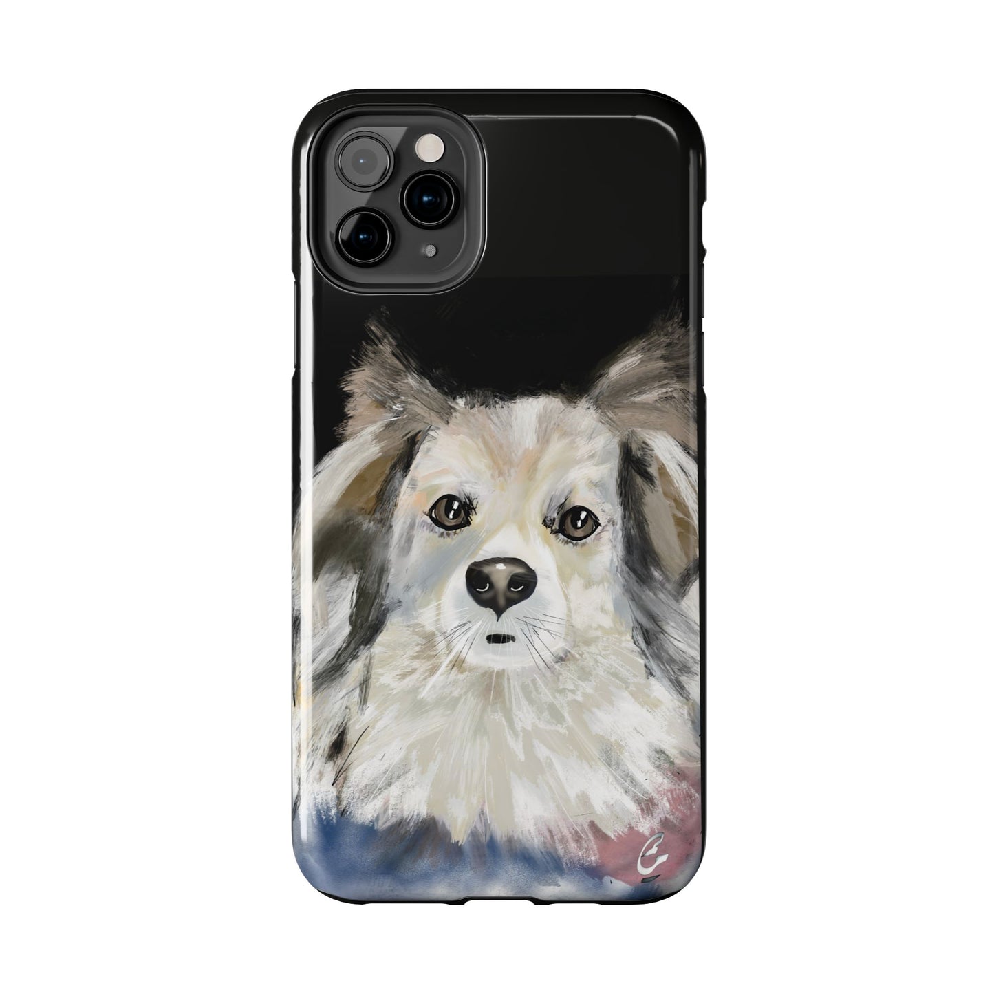 Dog Watercolor Tough Phone Case