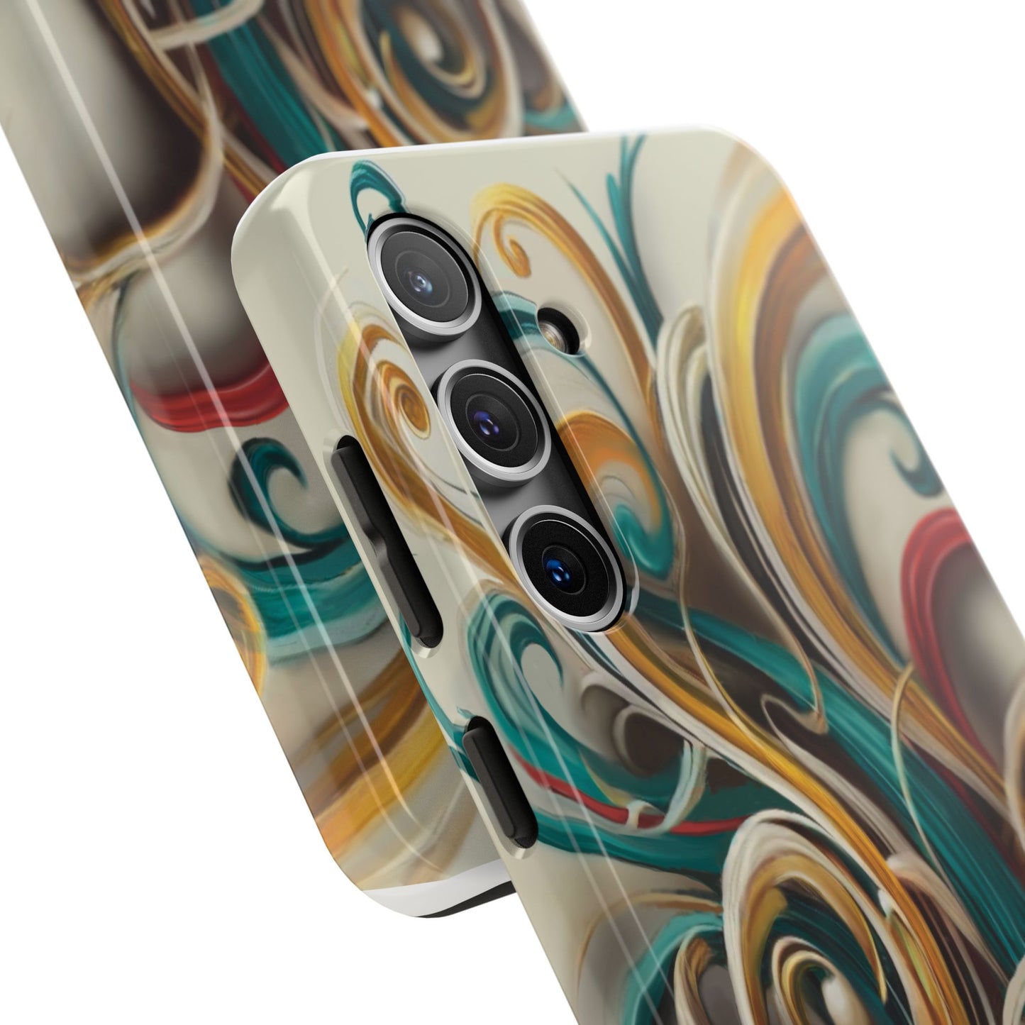 Marble Abstract Phone Case Calligraphy