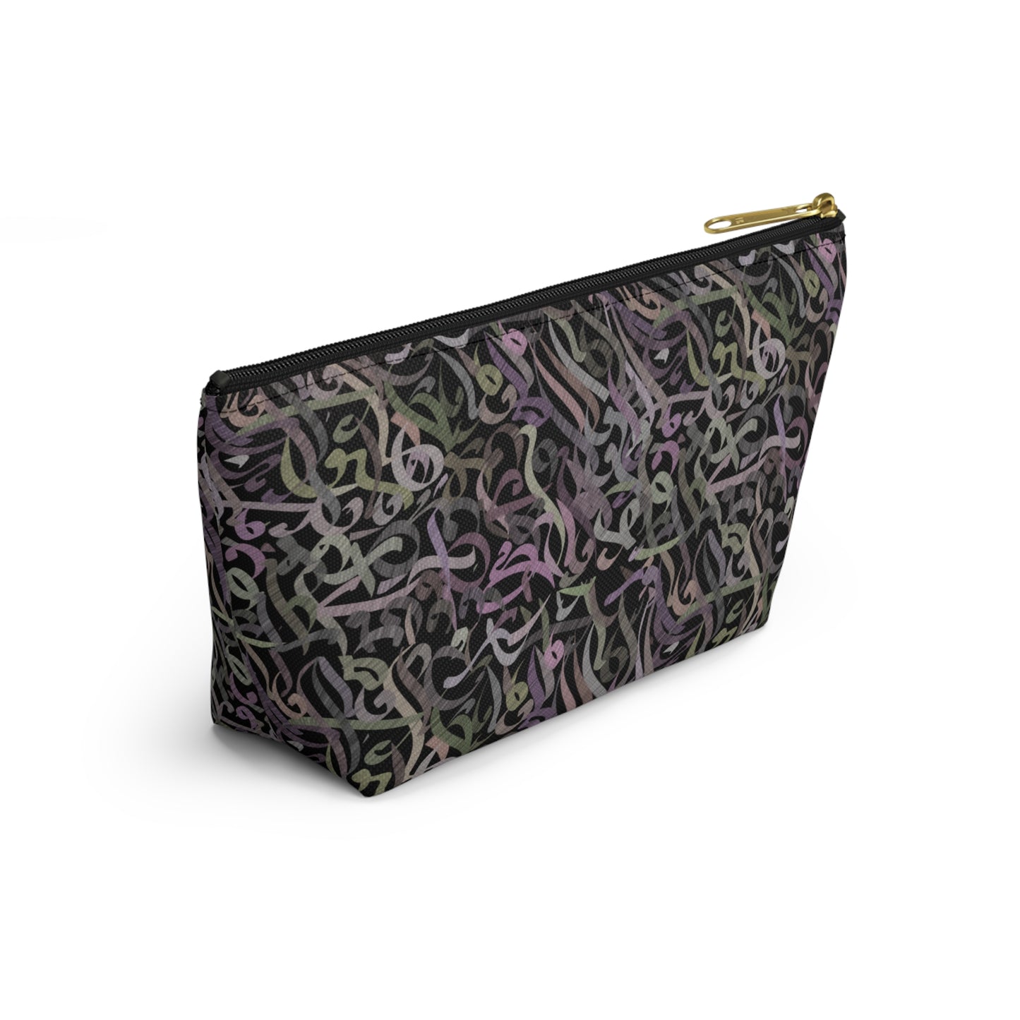 Modern calligraphy Accessory Pouch w T-bottom