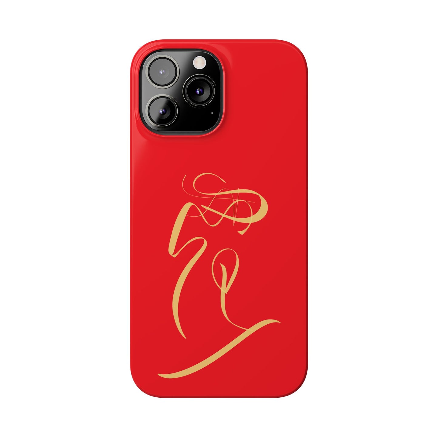 Modern Calligraphy Slim Phone Case -LOVE