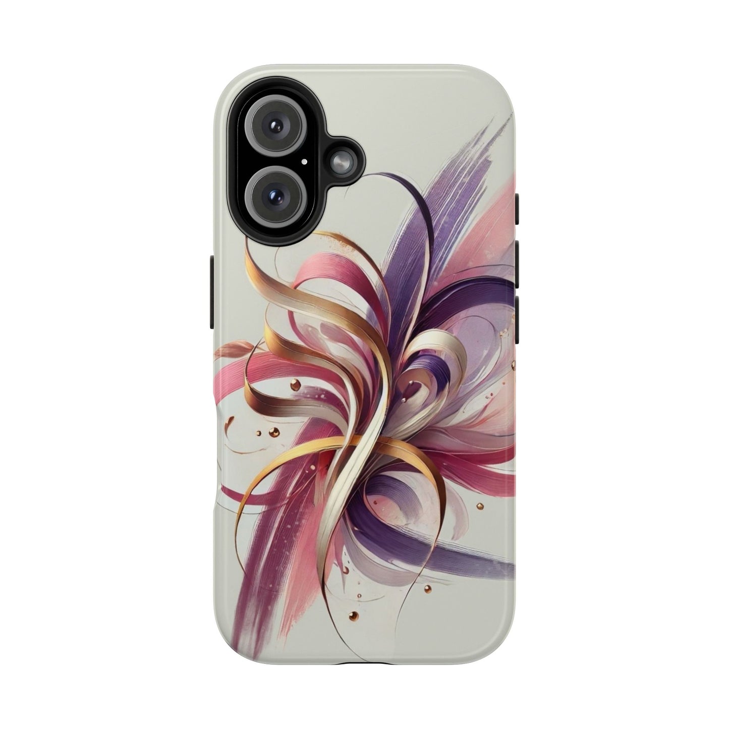 Phone Cases - Colorful Calligraphy Flower Chic Stylish Design