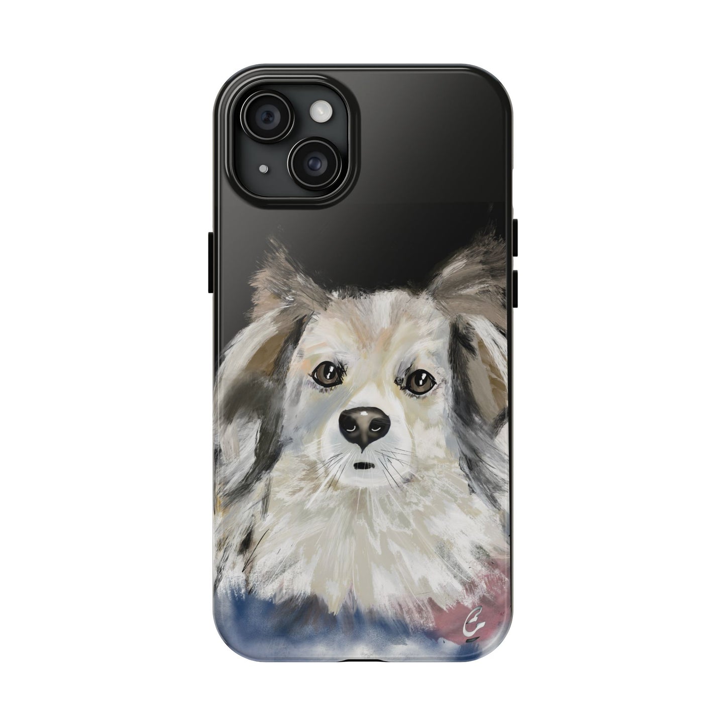 Dog Watercolor Tough Phone Case