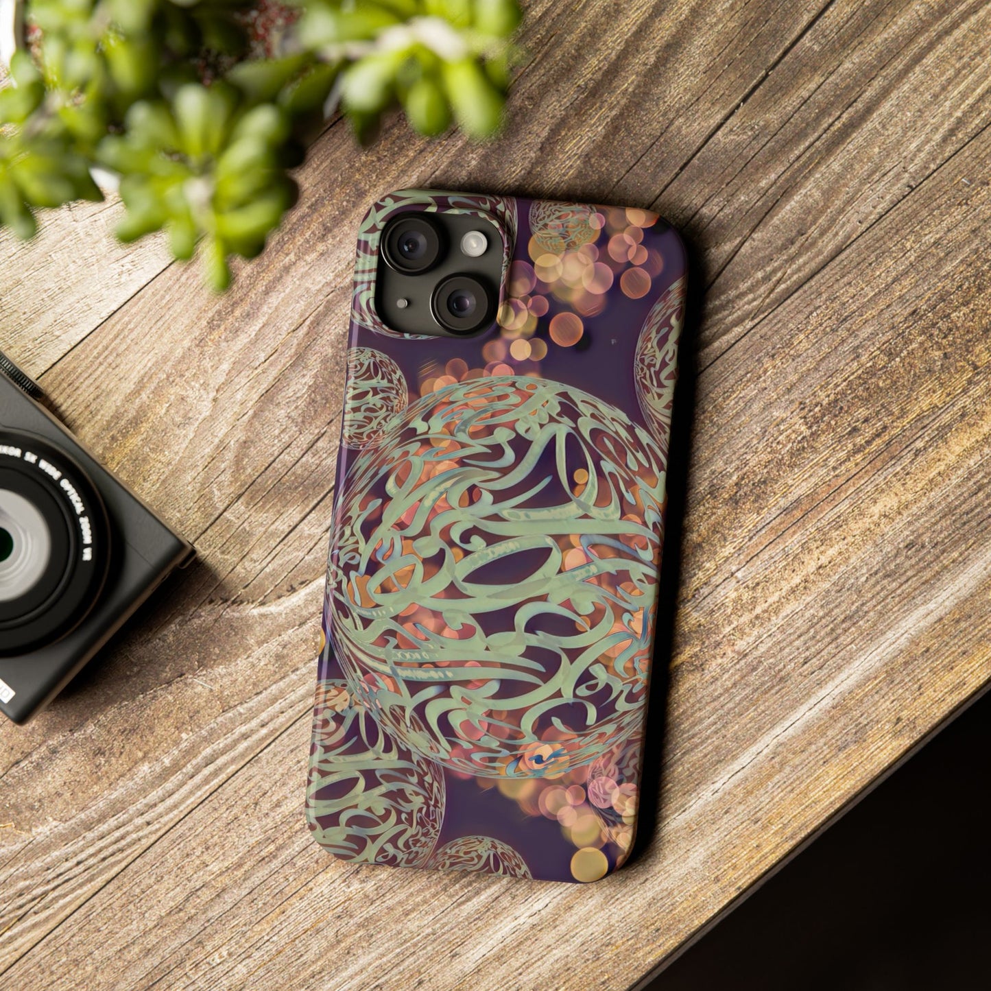 Copy of Copy of ' Modern Art  Slim Phone Case -LOVE I-