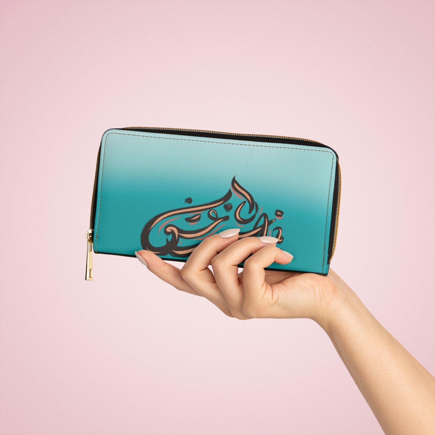 Copy of Persian Calligraphy Zipper Wallet